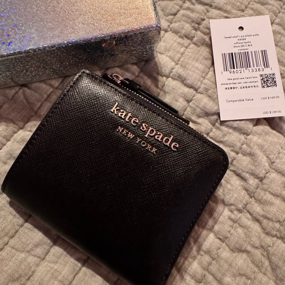 Kate Spade Black leather Wallet